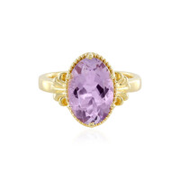 Rose de France Amethyst Silver Ring