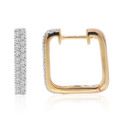9K SI1 (G) Diamond Gold Earrings (Annette)
