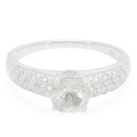 Ice Moon Quartz Silver Ring