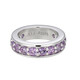 Rose de France Amethyst Silver Pendant (MONOSONO COLLECTION)