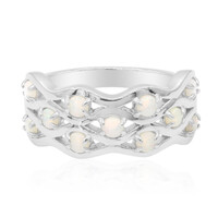 Australian Opal Silver Ring