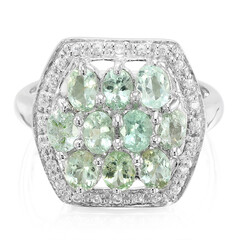 Paraiba Tourmaline Silver Ring