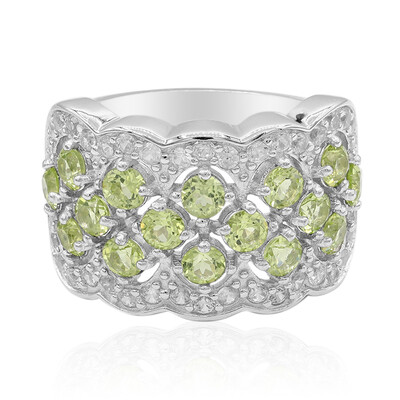 Peridot Silver Ring