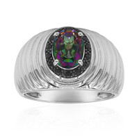 Mystic Quartz Silver Ring