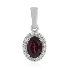 Tocantin Garnet Silver Pendant