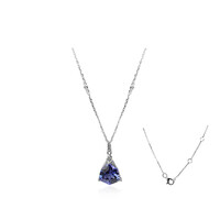 14K AAA Tanzanite Gold Necklace (CIRARI)