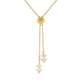 White Freshwater Pearl Silver Necklace