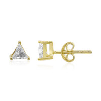 White Topaz Silver Earrings