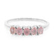 Padparadscha Sapphire Silver Ring