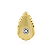 White Topaz Silver Pendant