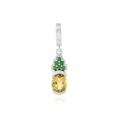 Yellow Beryl Silver Pendant