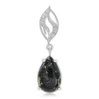 Apache Gold Stones Silver Pendant