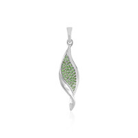 Tanzanian Tsavorite Silver Pendant