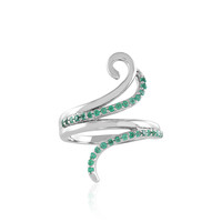 Green Onyx Silver Ring