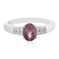 Purple Spinel Silver Ring