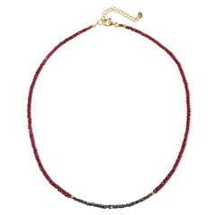 Madagascar Ruby Silver Necklace