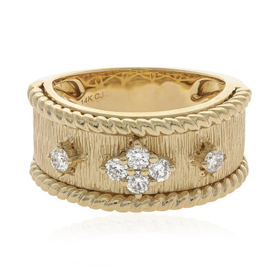 14K SI2 (H) Diamond Gold Ring (CIRARI)