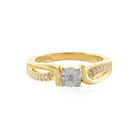 I3 (H) Diamond Silver Ring