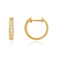 18K Flawless (F) Diamond Gold Earrings (LUCENT DIAMONDS)