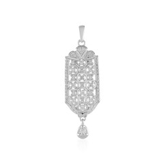 Zircon Silver Pendant