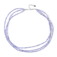 Tanzanite Silver Necklace