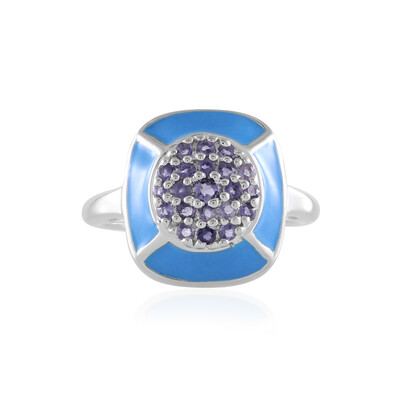 Madagascar Iolite Silver Ring
