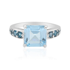 Sky Blue Topaz Silver Ring