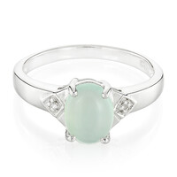 Chrysoprase Silver Ring