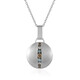 I2 Champagne Diamond Silver Necklace (KM by Juwelo)