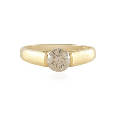 9K Diamond champagne I1 Gold Ring (de Melo)