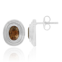 Andalusite Silver Earrings