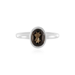Smoky Quartz Silver Ring