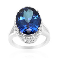 Royal Blue Topaz Silver Ring