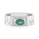 Russian Emerald Silver Ring