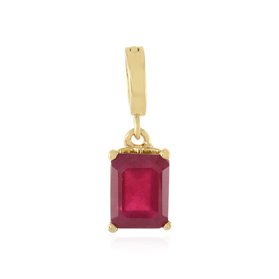 Madagascar Ruby Silver Pendant