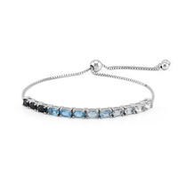 London Blue Topaz Silver Bracelet