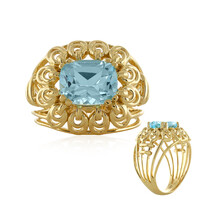 Sky Blue Topaz Silver Ring