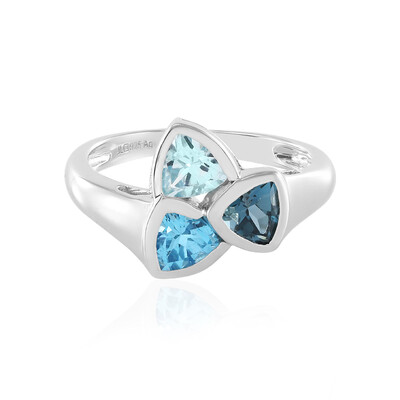 London Blue Topaz Silver Ring