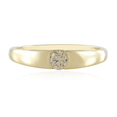 9K VS1 Champagne Diamond Gold Ring