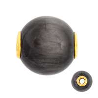 Anthracite Quartz Cats Eye Silver Pendant