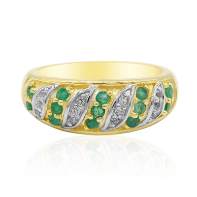 Brazilian Emerald Silver Ring