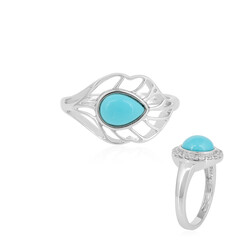 Sleeping Beauty Turquoise Silver Ring