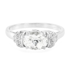 Himalayan Beryl Silver Ring