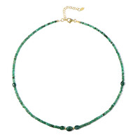 Zambian Emerald Silver Necklace