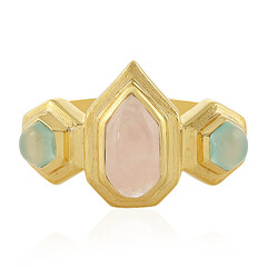 Rose Quartz Silver Ring