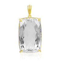 White Quartz Silver Pendant