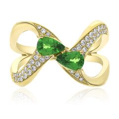 14K AAA Tsavorite Gold Ring (CIRARI)