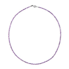 Amethyst Silver Necklace