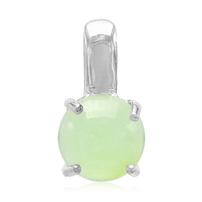 Imperial Chrysoprase Silver Pendant