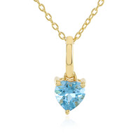 Swiss Blue Topaz Silver Necklace